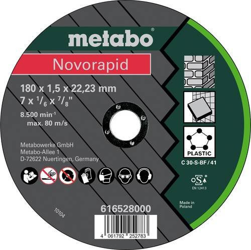 Metabo Trennscheibe Universal Schwarz Durchmesser: 180 mm, 25 Stück - Bild 1