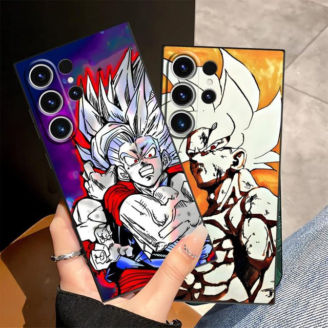 Schwarze weiche Dragon Ball Handyhülle für Samsung Galaxy S21 FE, S20, S23 Ultra, S25 Edge und S24 Plus in Multicolour - Bild 1
