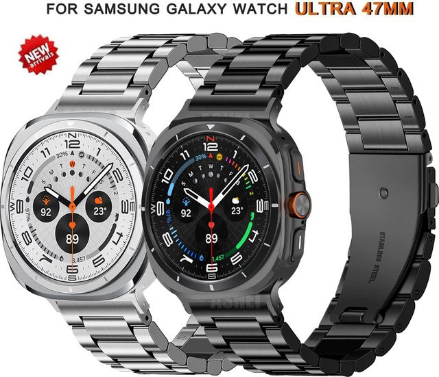 Samsung Galaxy Watch Ultra Armband, Edelstahl, 47 mm, Unisex - Bild 1