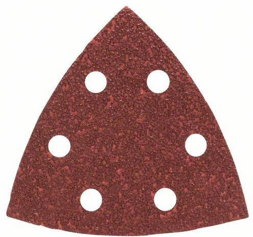 Bosch Deltaschleifpapier Set für Holz und Metall, Körnung 40, 25 Stück, Eckmaß: 9,3 x 9,3 cm - Bild 1