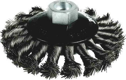 IRONSIDE Scheibenbürste gezopft, Durchmesser: 115 mm, Farbe: Schwarz, für Winkelschleifer - Bild 1