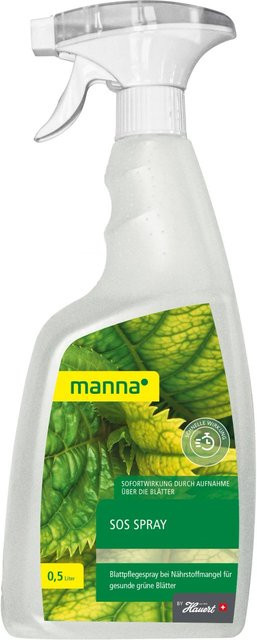 Manna SOS Blattpflegespray Plant Tonic für gesunde grüne Blätter bei Nährstoffmangel - Bild 1