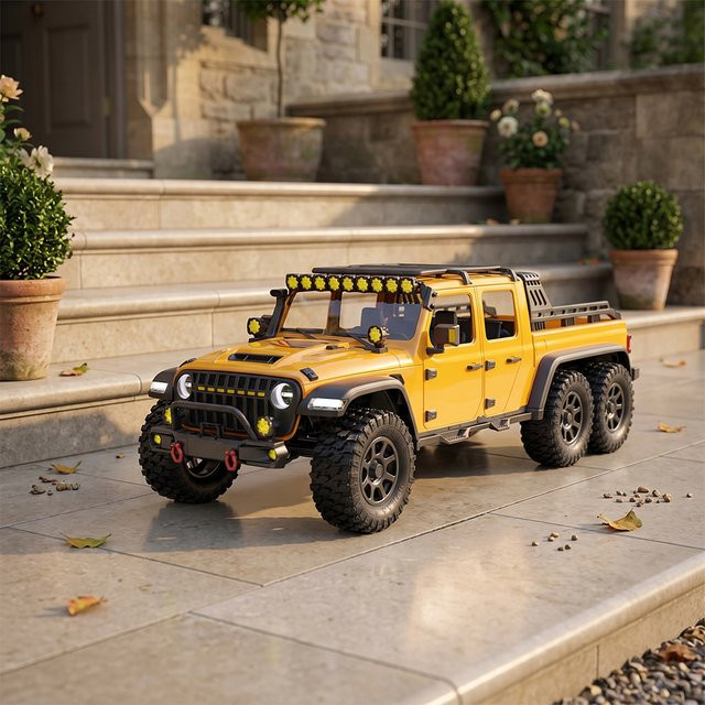 PYFORE CK5816 Geländewagen, RC Modell, 1:7 Maßstab, ferngesteuert, bürstenlos, 6x6 RTR - Bild 1