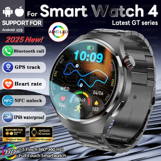 ChiBear Smartwatch, Schwarz, Herren, 44 mm - Bild 1