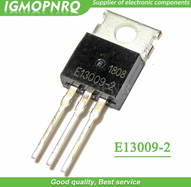 10 Stück FJP13009H2TU E13009 Transistoren in Schwarz im TO-220 Gehäuse - Bild 1
