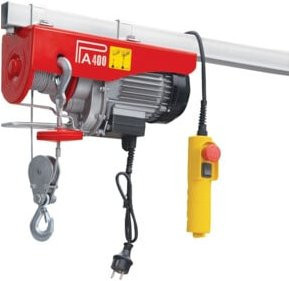 BADA Elektro Seilzug 125 mit 12 m Seil in Rot, Tragkraft bis 250 kg - Bild 1