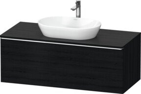 Duravit Waschtischunterschrank D-Neo, wandhängend, Schwarz matt - Bild 1