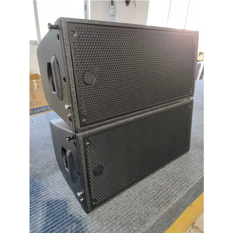 Pro Audio HDL 20-A Aktives Doppel-10-Zoll-Line-Array-Lautsprecher Set, 2 Stück, 1600W Zweiwege PA-Soundsystem, Schwarz - Bild 2