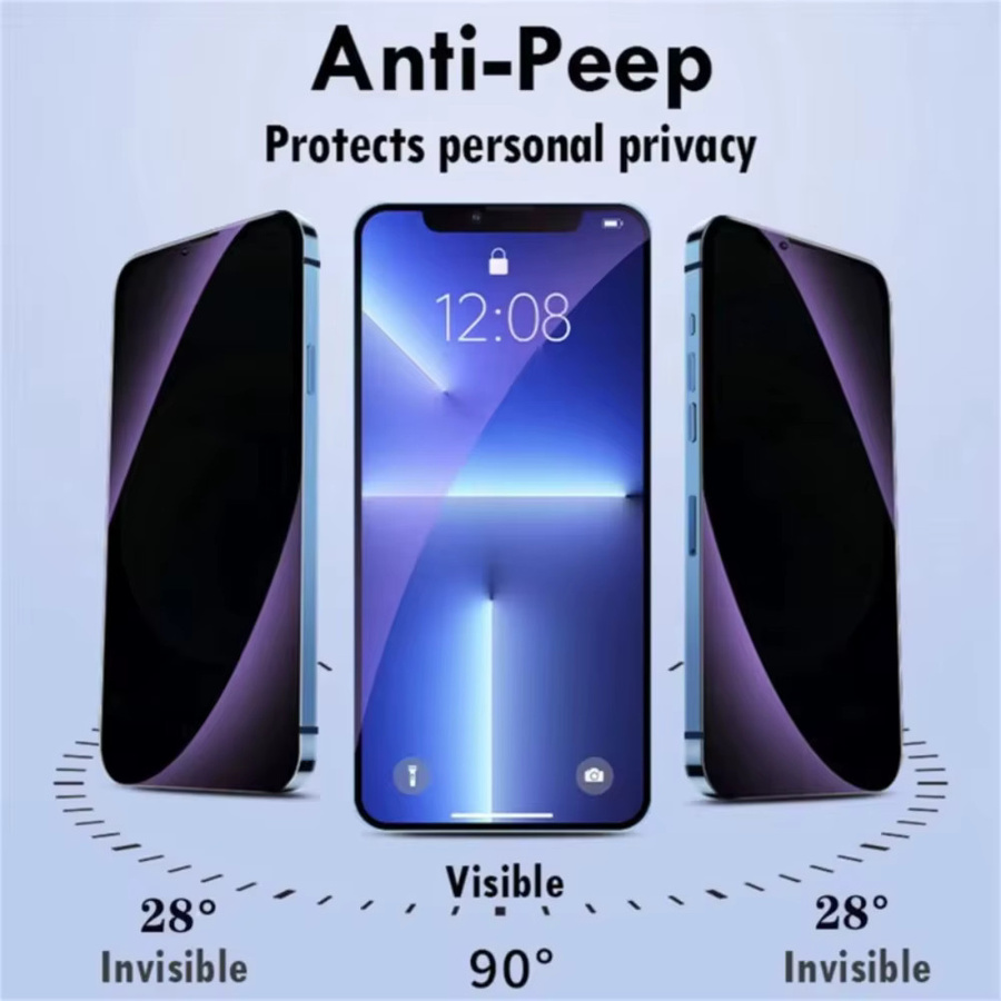 NNBILI Anti-Blaulicht-Displayschutz aus gehärtetem Glas für iPhone 17, 16, 15, 14, 13, 12, 11 Pro Max und 16e, transparent - Bild 3