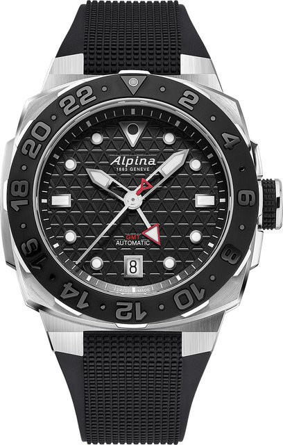 Alpina Startimer Heritage Herrenuhr, Automatik, Edelstahl, 39 mm, Schwarz - Bild 1