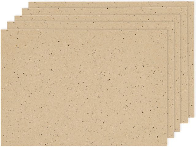 Rico Design Paper Poetry Renew Karten A7 in Cappuccino - Bild 1