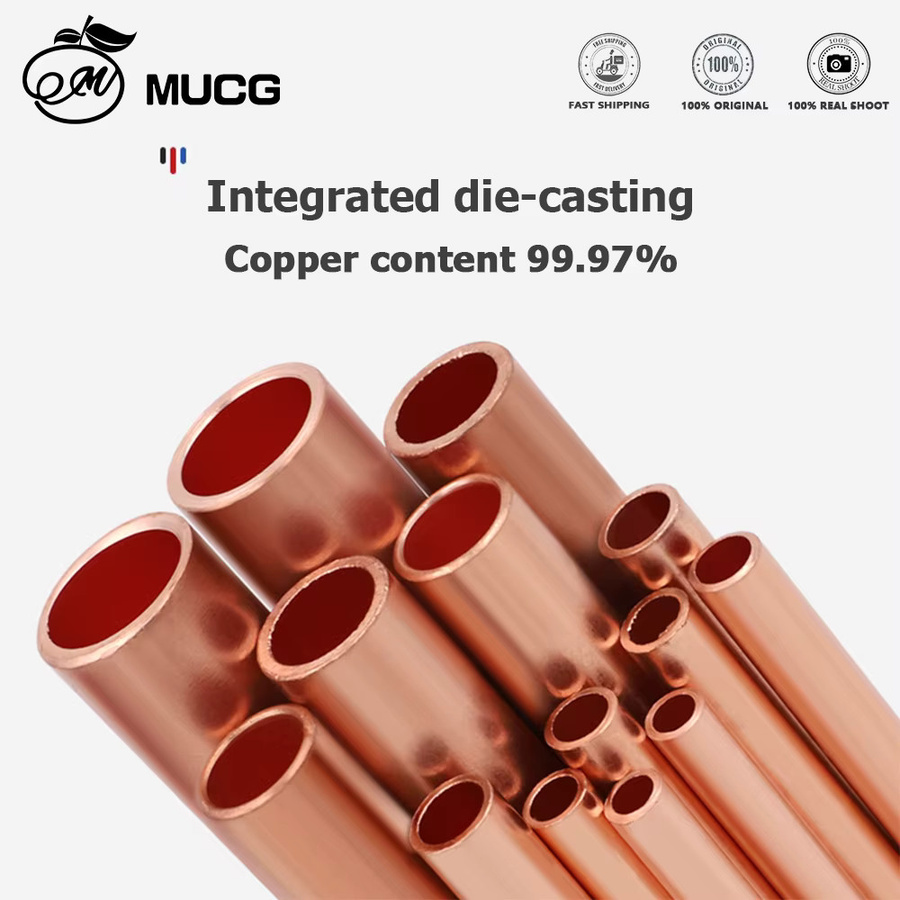 MUCG Kupfer-Rohrverbinder und Drahtverbinder aus Messing in Gold - Bild 4