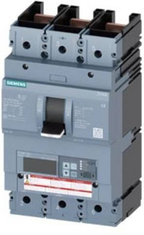 Siemens 3VA6325-5JQ31-0AA0 Leistungsschalter in Grau mit einem Einstellbereich von 100 - 250A und einer maximalen Schaltspannung von 600 V/AC - Bild 1