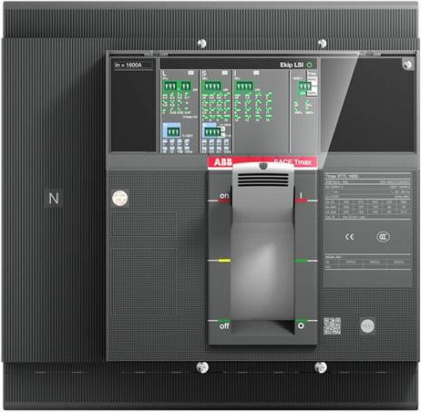 ABB XT7S 800 EKIP G DI Leistungsschalter in Grau mit Einstellbereich 800 - 8000A und Schaltspannung bis 600 V/AC - Bild 1