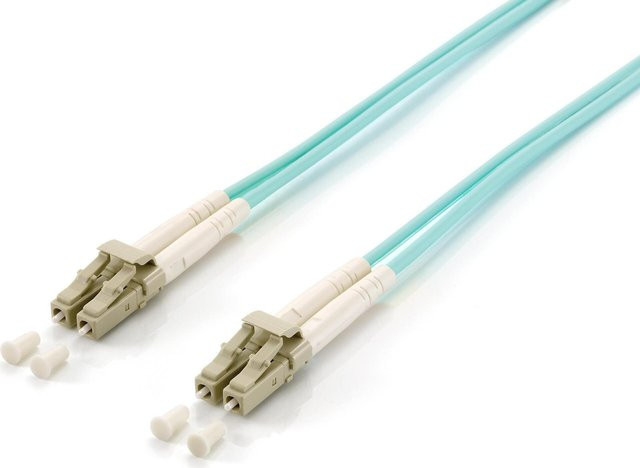 Equip Glasfaserkabel LC LSZH OM3 in Aqua, Länge: 30 m - Bild 1