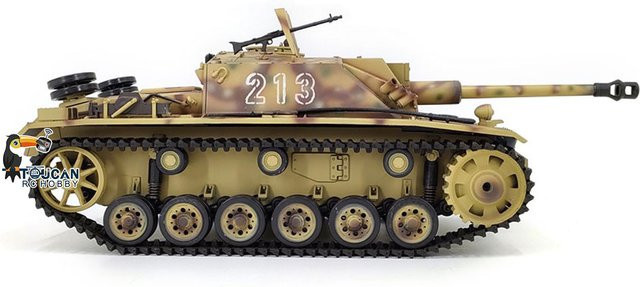 Henglong Stug III Panzer, RC Militärmodell, 1:16, mit Soundeffekten - Bild 1