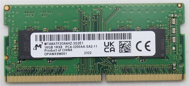 Lenovo Memory 16GB DDR4 3200 Micron So-Dimm in Grün (5M30V06806) - Bild 1