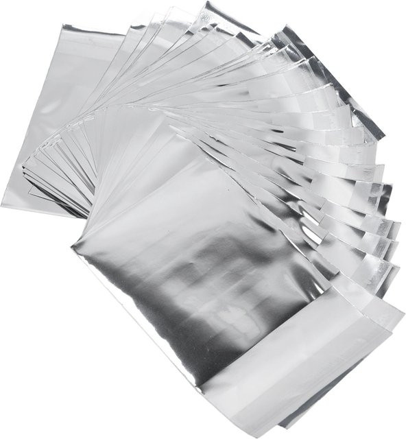 50 Stück GoolRC wiederverschließbare Aluminiumbeutel wasserdicht und staubdicht in Weiß und Silber - Bild 1