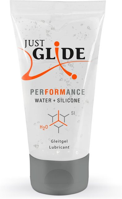 Just Glide Gleitgel Performance auf Wasserbasis mit Silikonanteilen - Bild 1