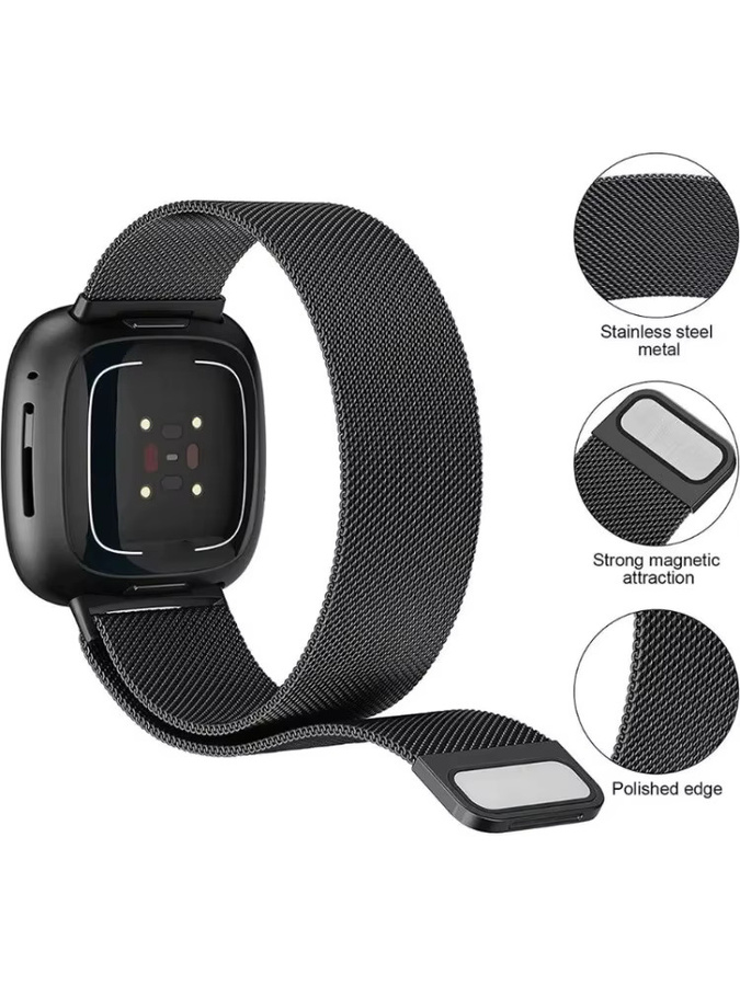 TINUORA Uhrenarmband Edelstahl, Silber, Unisex - Bild 7