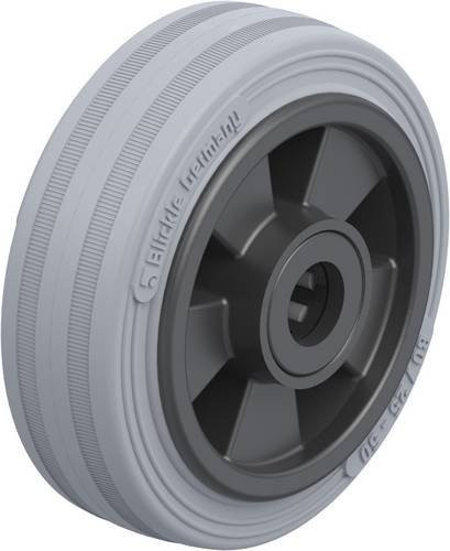 Blickle Schwerlast-Rad VPP 80/12R-SG in Schwarz und Grau mit 80 mm Durchmesser und 50 kg Tragfähigkeit - Bild 1