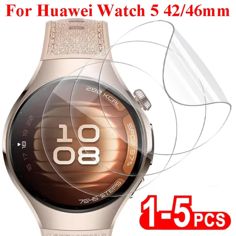 Huawei Displayschutzfolie Hydrogel, Huawei Watch 5, 42 mm, 46 mm, Unisex - Bild 5