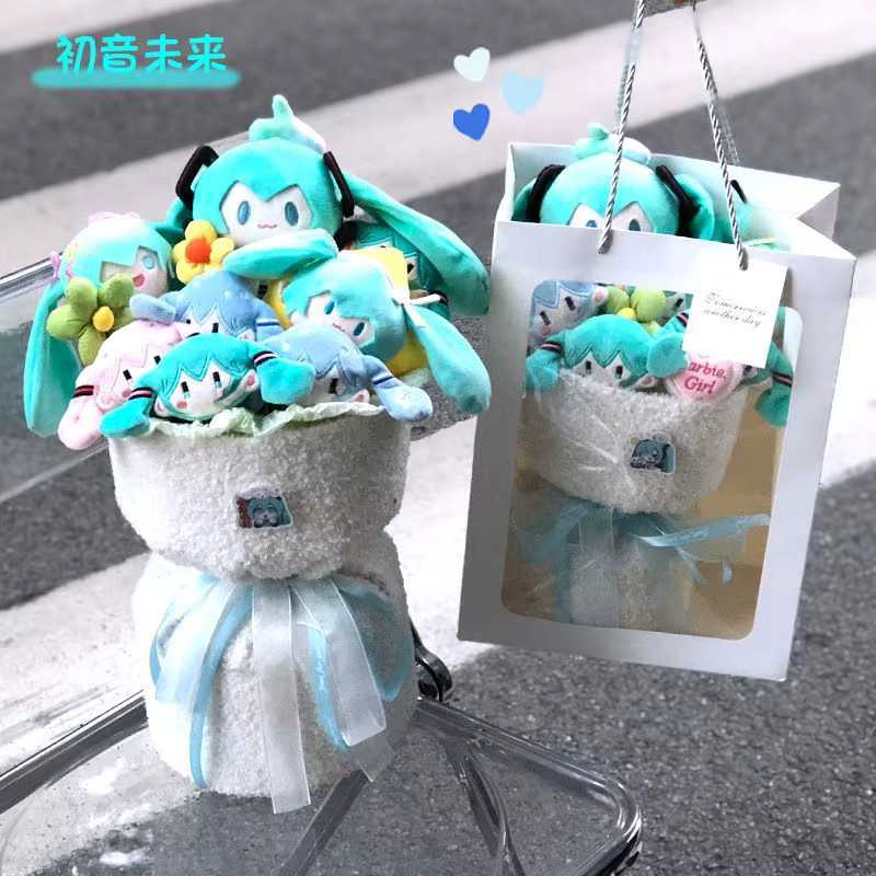 Bandai Hatsune Miku Blumenstrauß, Puppe, Plüsch - Bild 4