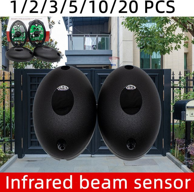 Scimagic-RC Infrarot-Strahlsensor wasserdichter photoelektrischer Infrarot-Fotozellen Barriere-Detektor für Fenster und Türalarm DC/AC 12-24V - Bild 1