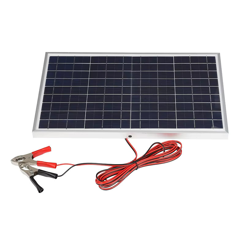 ZRGAE Tragbares 12V Solarpanel-Set mit USB-C Anschluss, Polykristallines Solargenerator-System in Blau - Bild 5