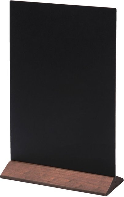 VEGA Kreidetafel-Tischaufsteller Piccolo, 2er Pack, dunkelbraun, H x B x T: 31 x 21 x 8 cm - Bild 1