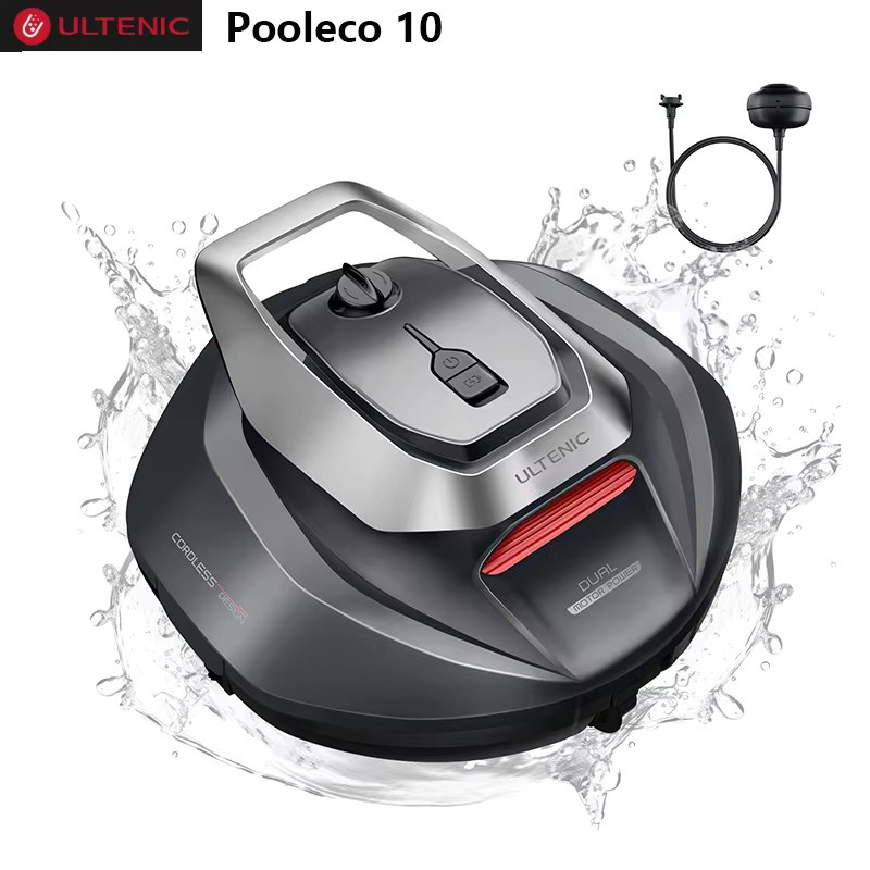 Ultenic Pooleco P10 Kabelloser Roboter-Poolreiniger mit 5200mAh Akku und Doppelmotoren für Einbau- und Aufstellpools bis 850 Quadratfuß - Bild 4