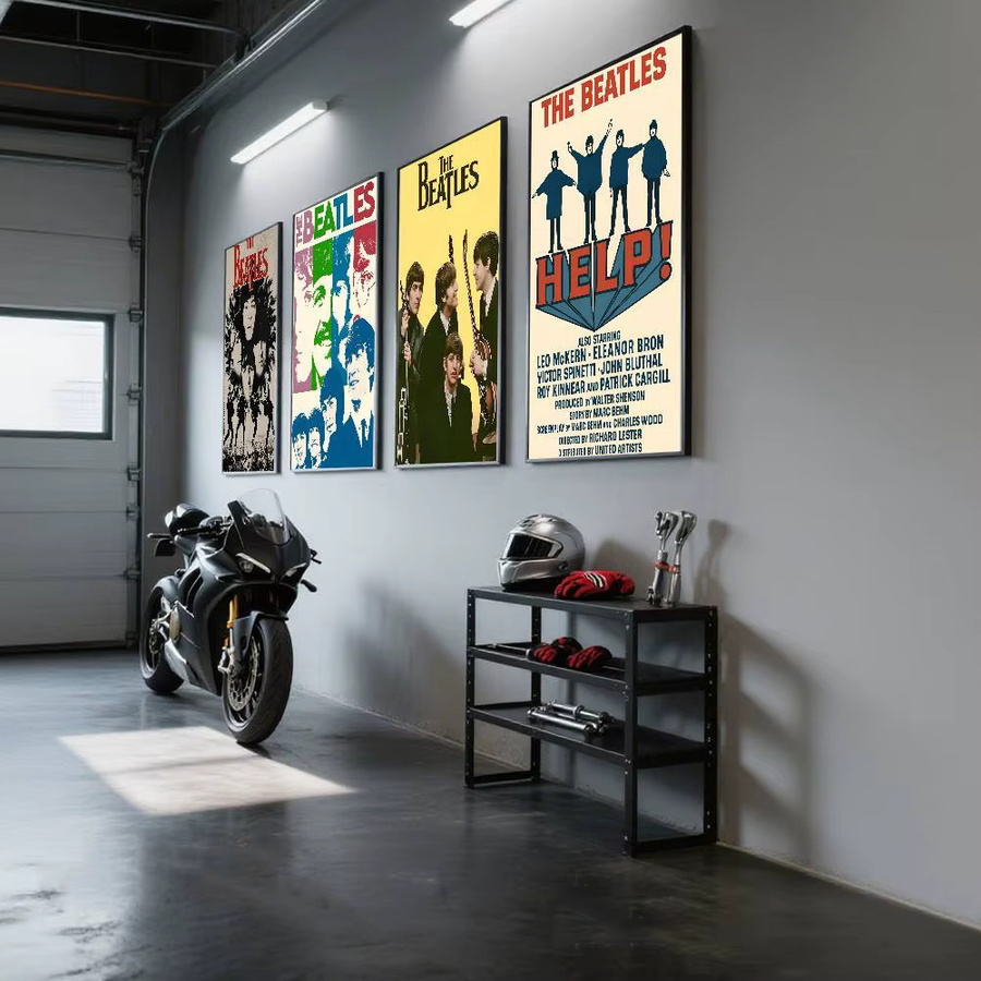 Kayou B-Beatles SINGER Poster Kunstdruck im Anime-Stil, Mehrfarbig, Rechteckig - Bild 3