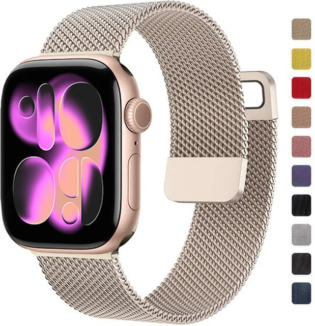 Jansin Uhrenarmband Edelstahl, Milanese Loop, Unisex - Bild 1