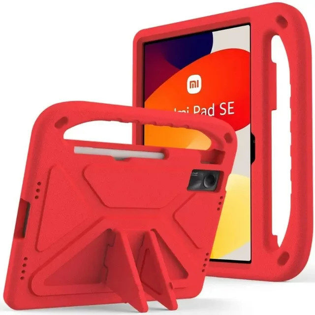 Stoßfeste EVA-Schutzhülle für Xiaomi Pad 8 7 6 5 Pro Redmi Pad SE 11 10.61 Kindersicheres Tablet-Case in Grün oder Rot - Bild 1
