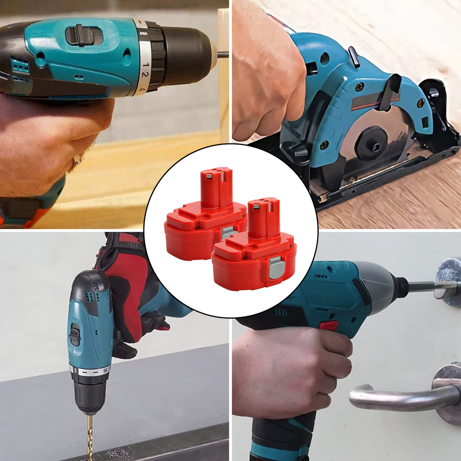 Makita PA18 Ni-MH Akku 18 V 4000 mAh in Rot für Werkzeuge - Bild 4