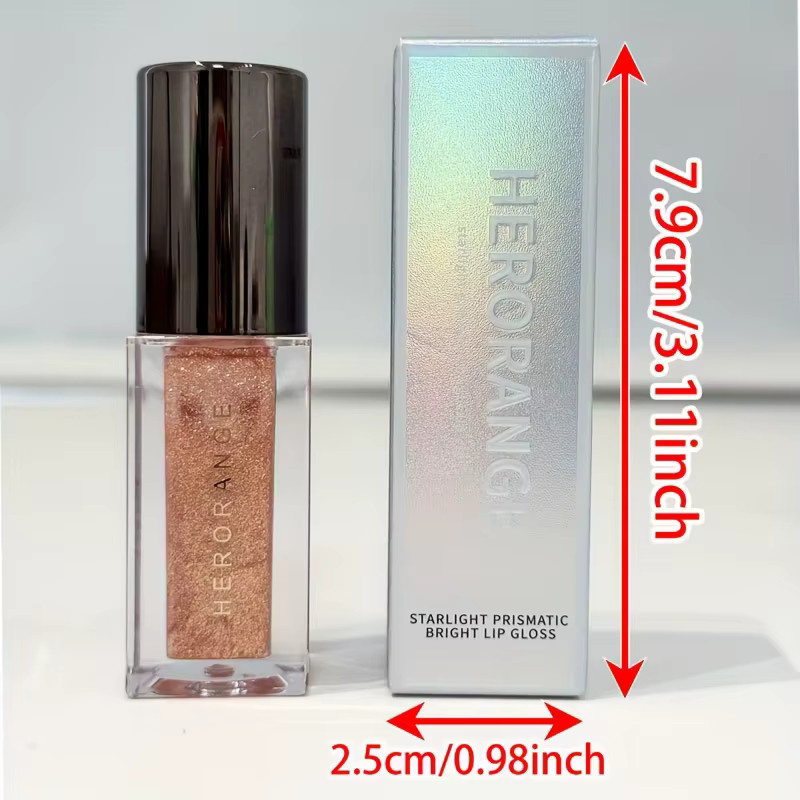 Herorange Star Shine Glitzer-Lipgloss, Glänzend - Bild 3