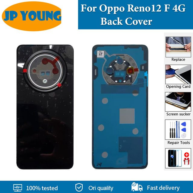 Ersatz-Rückseite für Oppo Reno12 F 4G (Modell CPH2687) in Orange - Bild 1