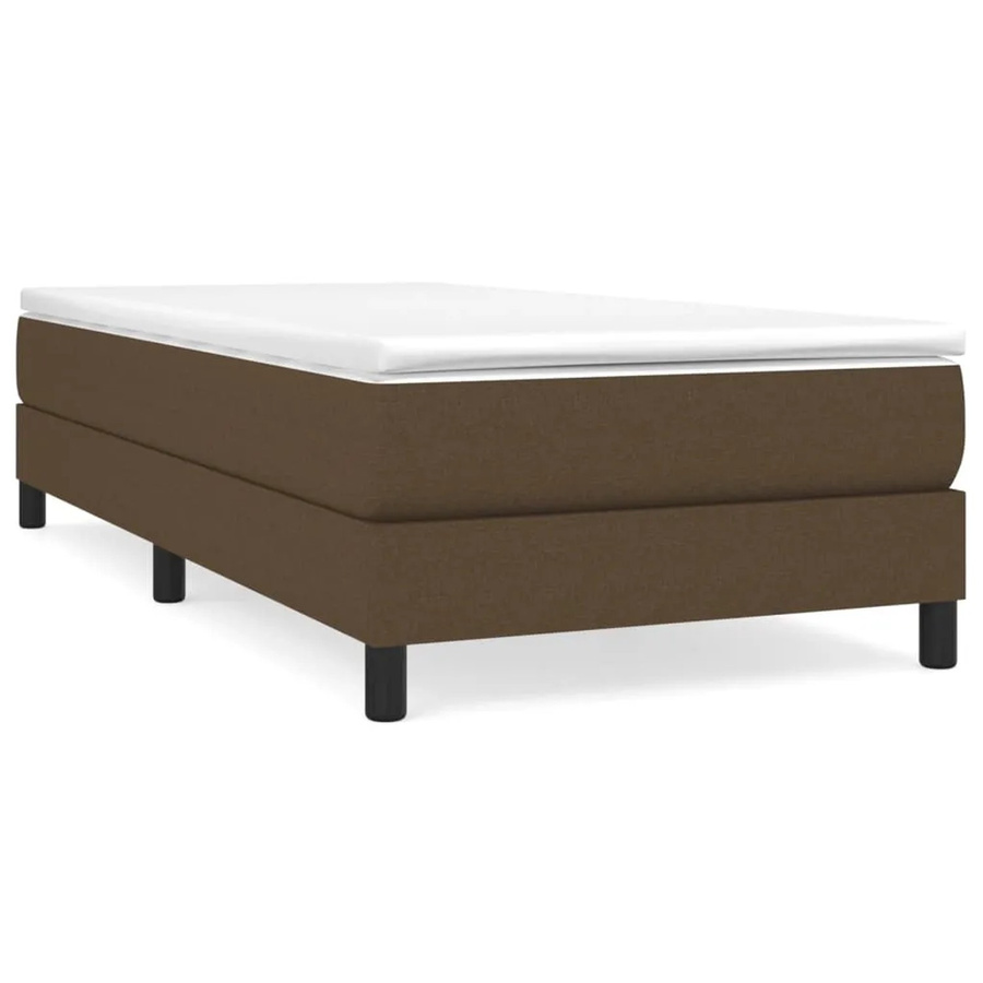 vidaXL Boxspringbett aus Stoff in Braun, B/T: 90 x 190 cm - Bild 2