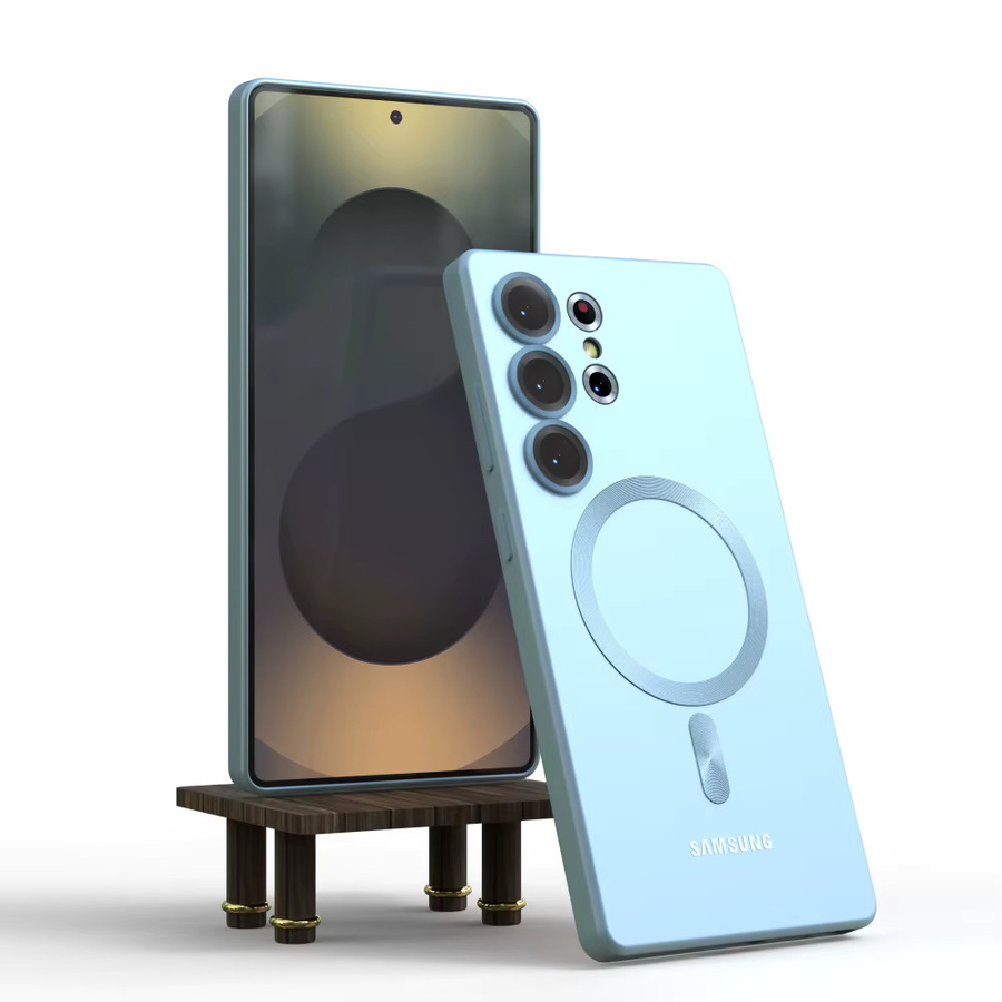 Magnetische stoßfeste Schutzhülle für Samsung Galaxy S25 S24 S23 S22 S21 S26 Plus S20 FE Ultra 5G in Schwarz - Bild 4