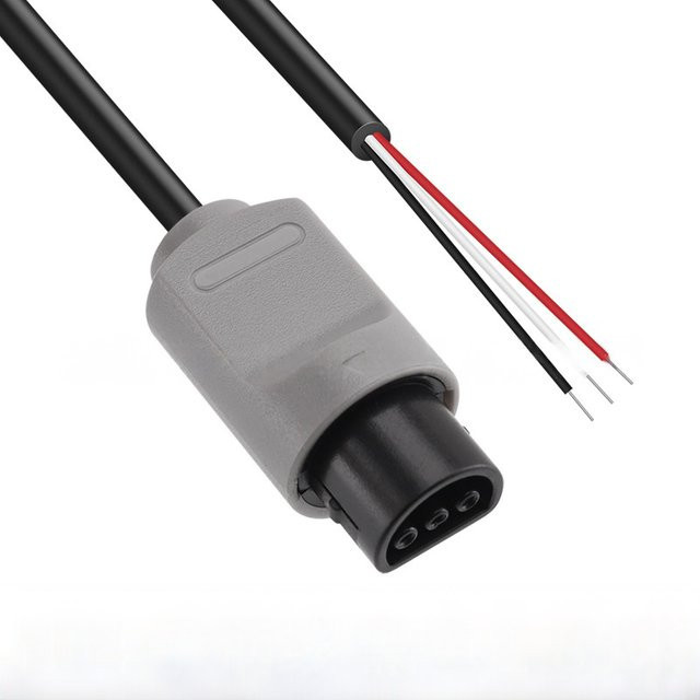 Nintendo N64 Ersatzkabel für 3P3C Controller, 1,8 m, Schwarz - Bild 1
