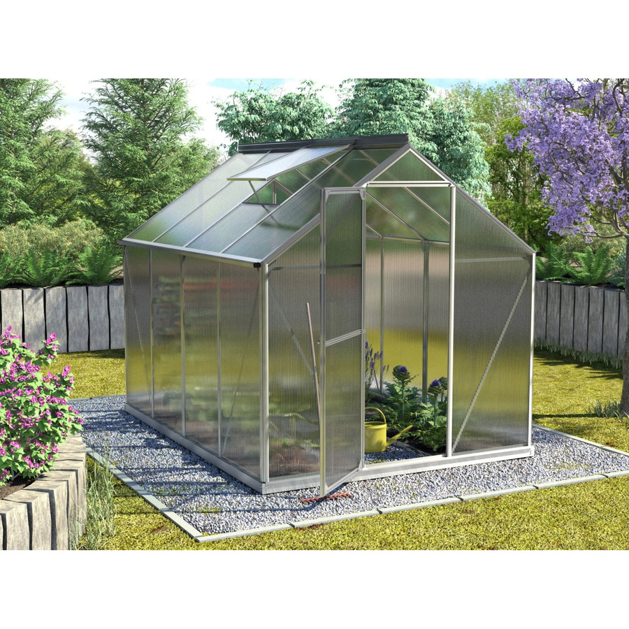 Vitavia Gewächshaus Triton 5000 mit Stahlfundament, eloxiertem Aluminium und 6 mm HKP-Verglasung, 5,0 m² - Bild 4