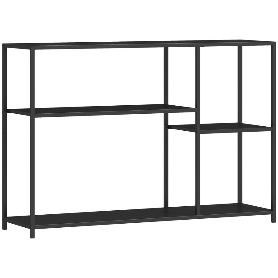 HOMCOM Konsolentisch aus Stahl in Schwarz, B/T/H: 110 x 30 x 75 cm - Bild 2