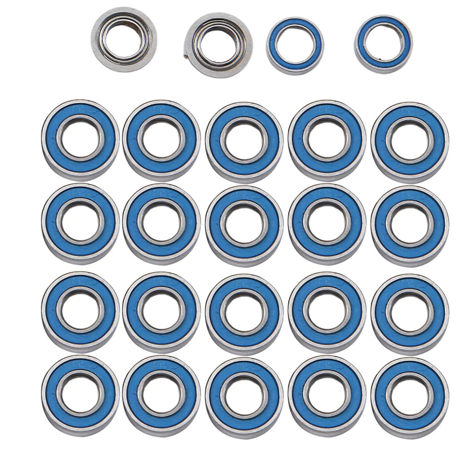 Tamiya MF-01X MF01X Upgrade Teile, 24-teiliges Set, Metall, Blau, Zubehör - Bild 2