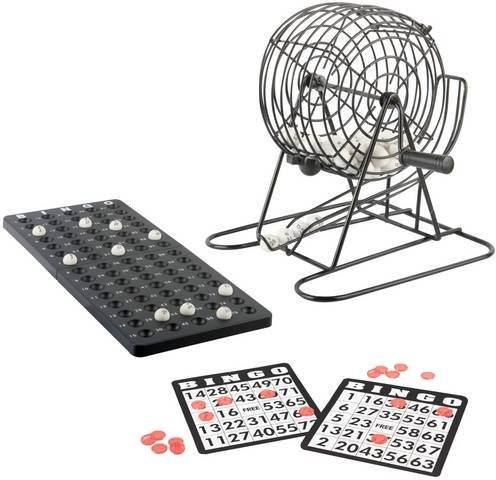 Vedes Natural Games Bingo, Brettspiel, mit Metallkorb, ab 5 Jahren - Bild 1