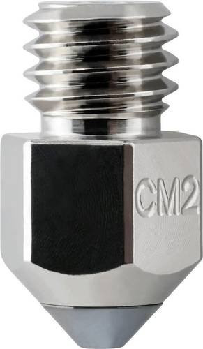 Micro-Swiss MK8 Nozzle CM2 0.6mm Düse für CraftBot 2, Creality CR-10 und Makerbot Replicator in Silber - Bild 1