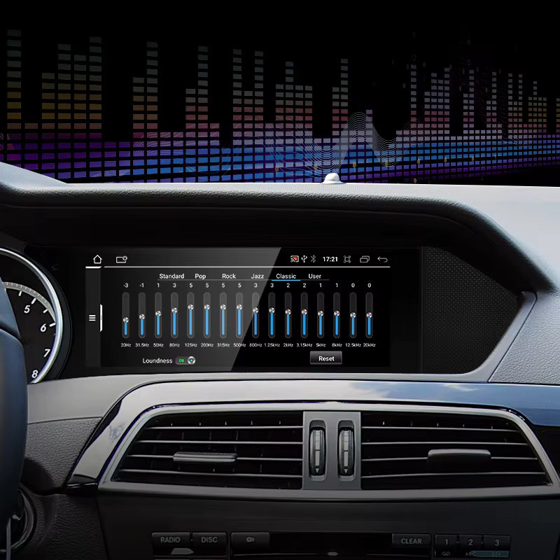STWEI Android Auto Multimedia Player 8,8 Zoll für Mercedes Benz C Klasse W204 S204, Schwarz - Bild 3