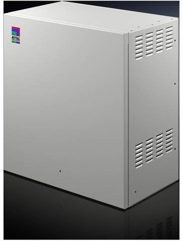Rittal AX 9792.650 Outdoor-Gehäuse aus Aluminium in Grau, B/T/H: 62,1 x 65,0 x 30,8 cm - Bild 1