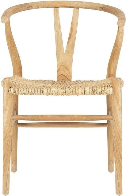 Vente-unique Stuhl Pogiana aus Teakholz in Beige mit einer Höhe von 53 cm - Bild 1