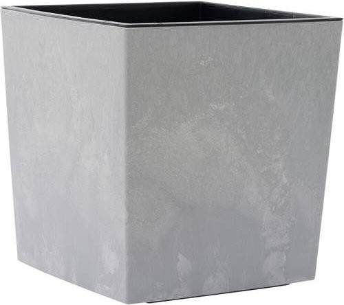 Siena Garden Pflanzgefäß Nizza Stone aus Polypropylen in Beton-Optik, Grau, B/T/H: 25 x 25 x 26 cm - Bild 1