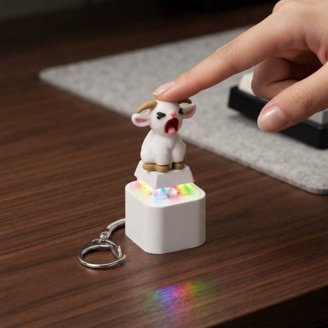 Schlüsselanhänger mit LED-Beleuchtung und Soundeffekt, Unisex - Bild 1
